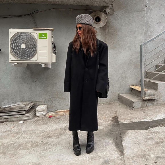 Zara Black Platform Ankle Boots - Picture 5 of 17